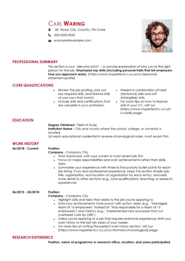 howz2do Free Editable Word CV